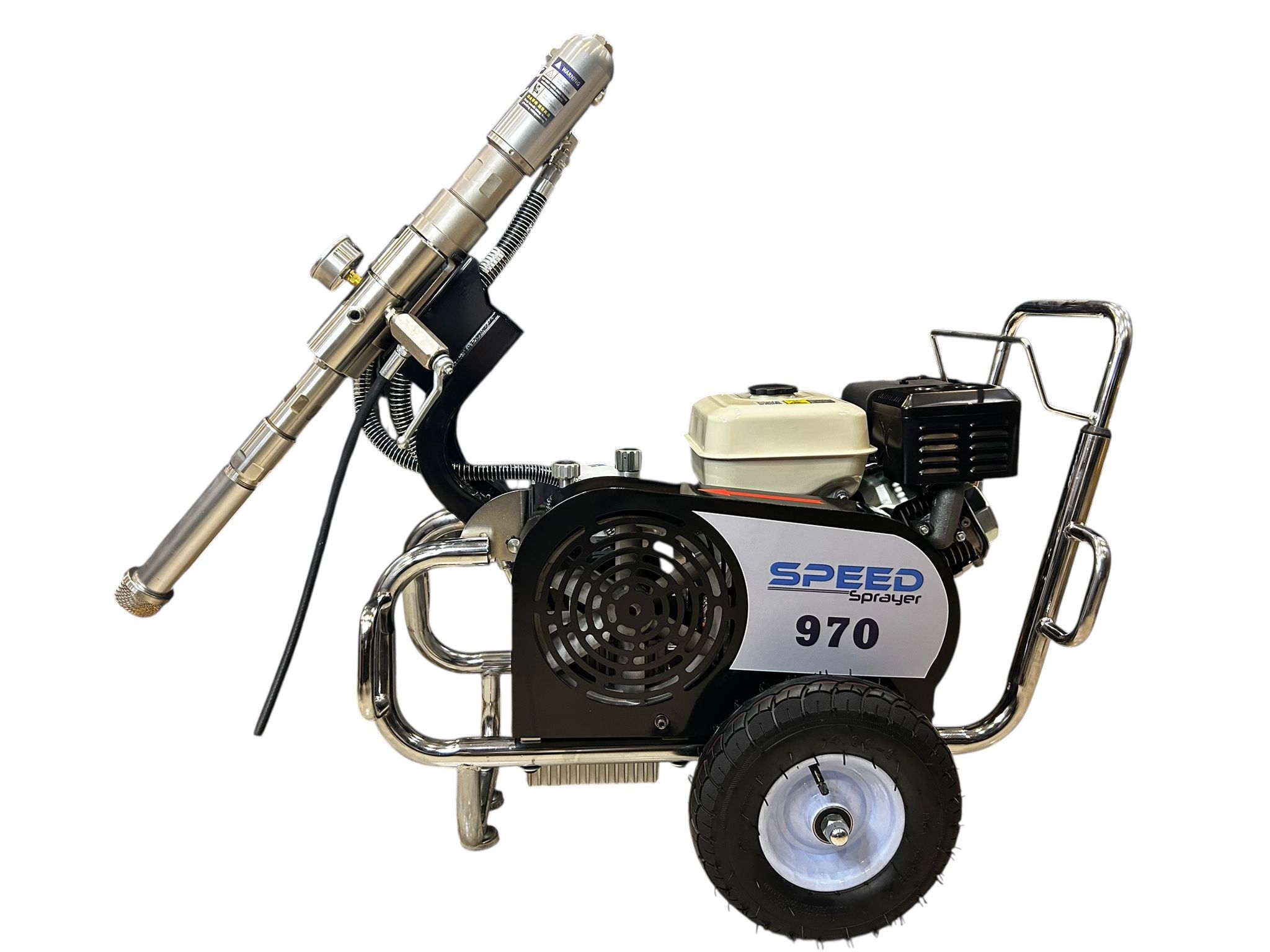 SPEED 970 Airless Benzinli Hidrolik Boya Makinesi – Endüstriyel ve Zorlu Uygulamalar İçin Yüksek Performanslı Çözüm - Image 2